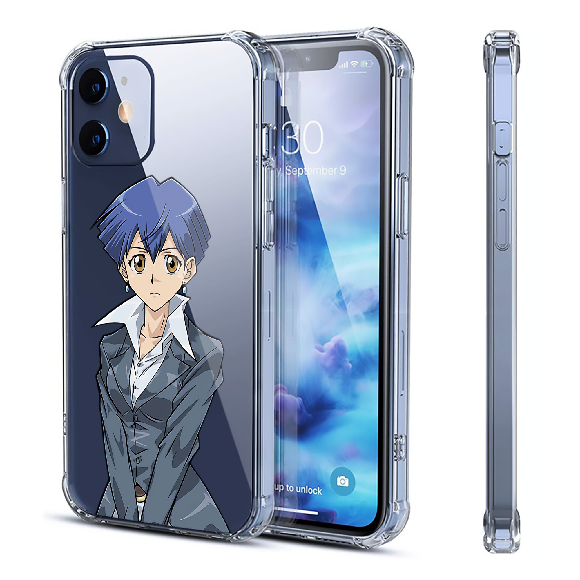 （画像用） 遊☆戯☆王 Yu-Gi-Oh! 【iPhone 12シリーズ対応】透明スマホケース（クリアソフトケース）